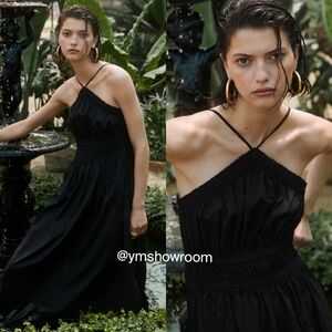 MANGO Halter neck cotton dress